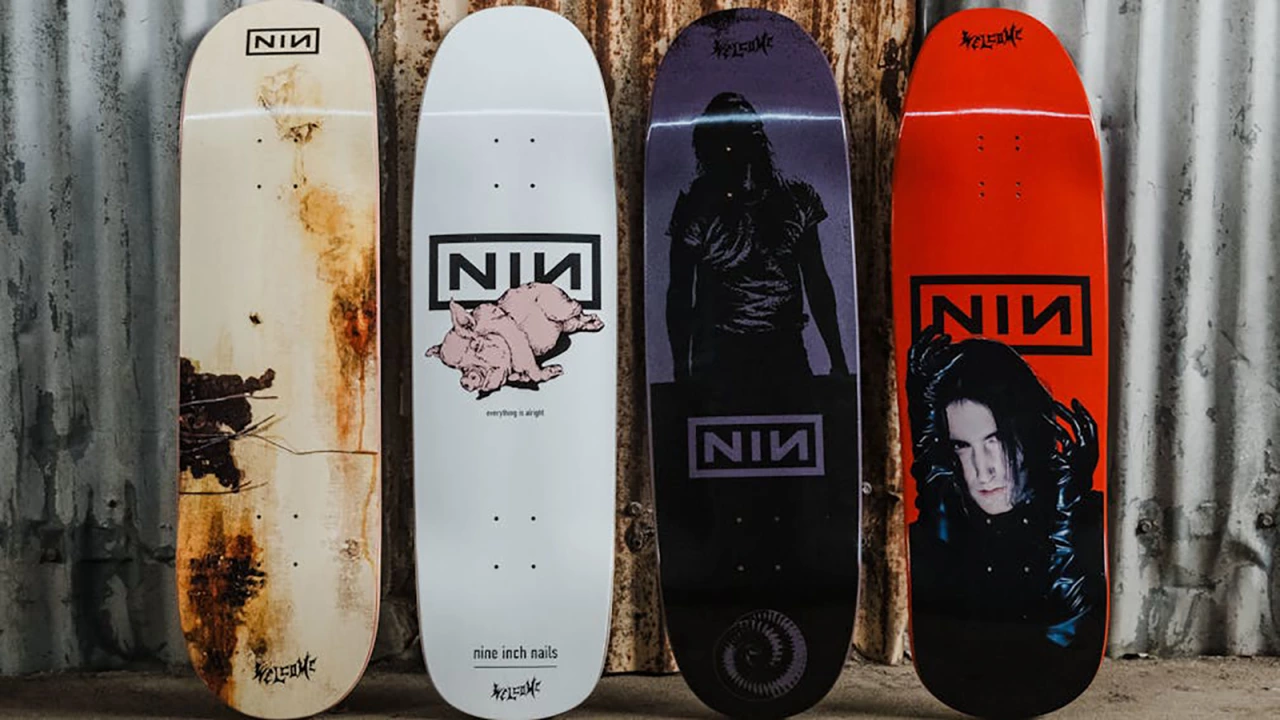 NINE INCH NAILS and WELCOME SKATEBOARDS drop 'Downward