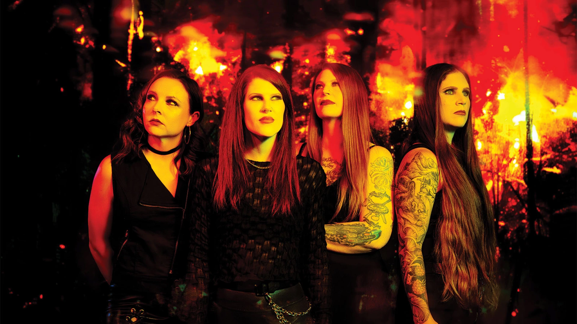 Kittie vocalist Morgan Lander works with We Are Pigs on new single Moot |  Louder, image size:1920x1080