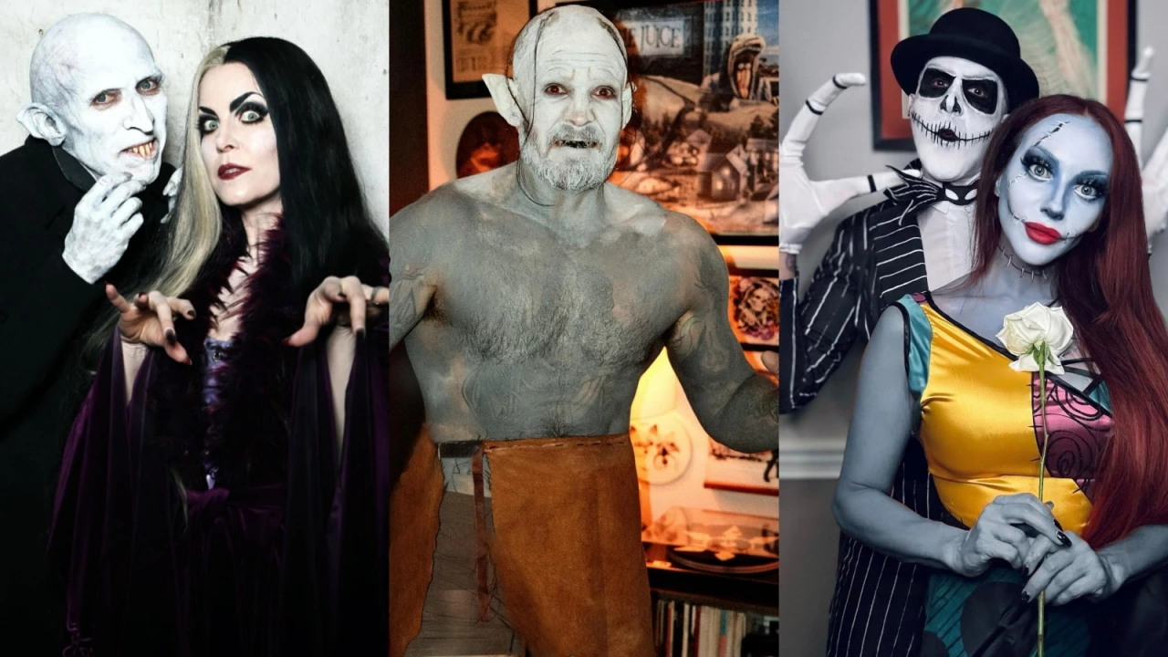 Rockers in Halloween costumes: ROB ZOMBIE, ANTHRAX, BLACK DAHLIA