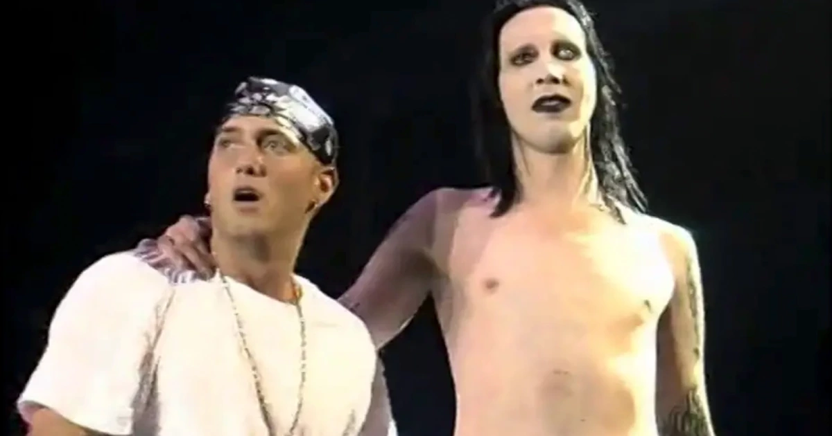 Watch Marilyn Manson Join Eminem for Unhinged 
