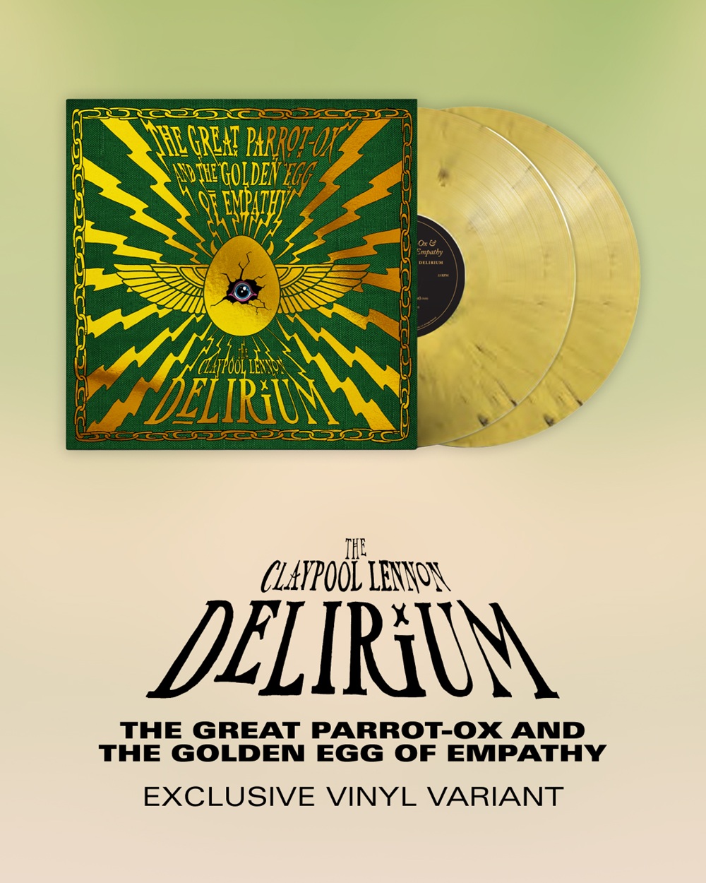 Hear THE CLAYPOOL LENNON DELIRIUM S Funk Jam The Golden Egg Of Empathy CLAYPOOL LENNON DELIRIUM Vinyl Admat 2026 