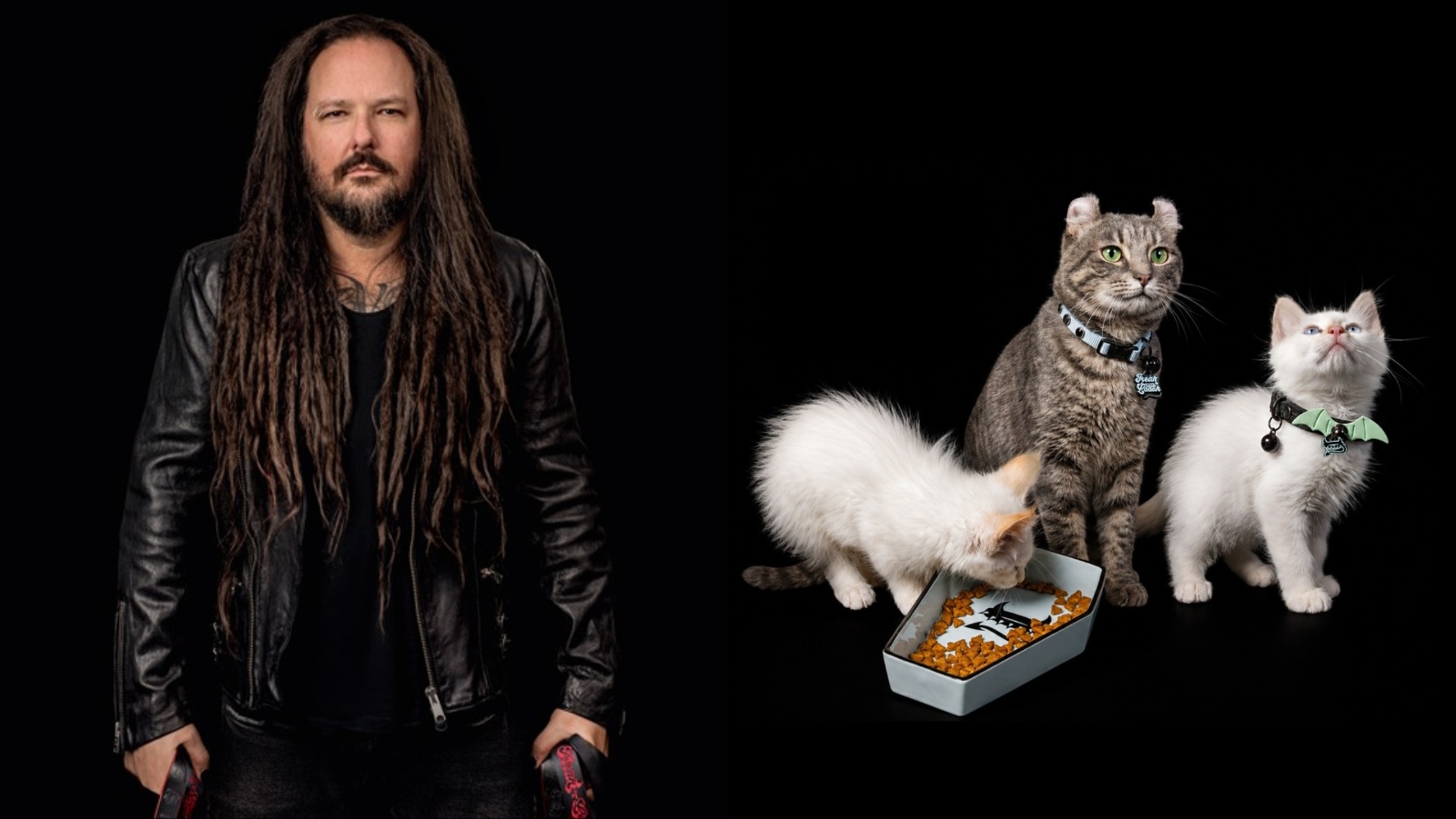 KORN’s JONATHAN DAVIS expands “Freak on a Leash” pet brand with first cat collection