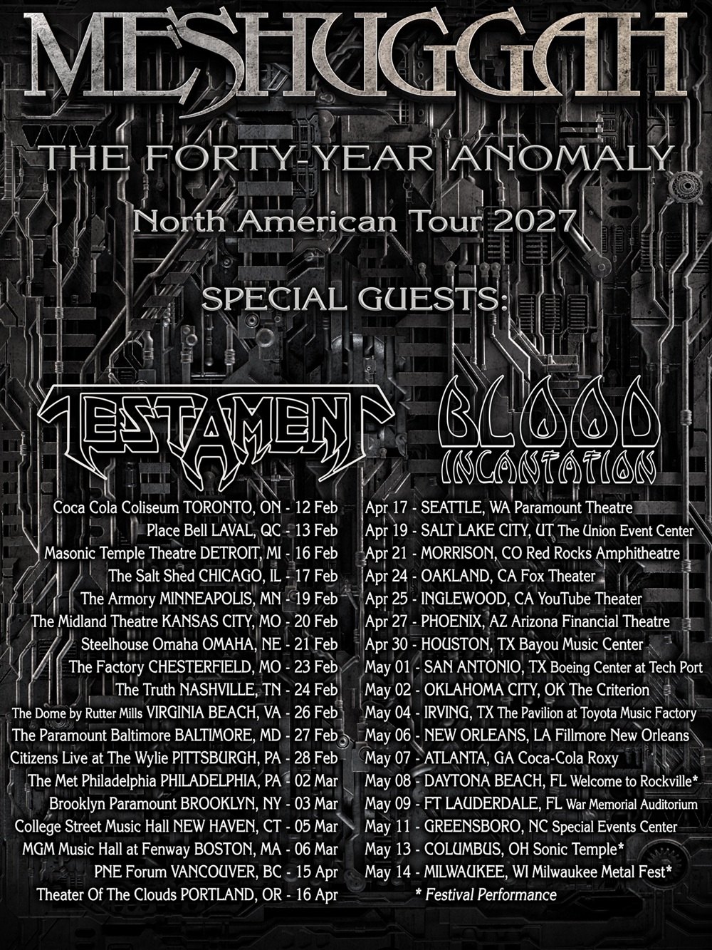 meshuggah 2027 tour admat